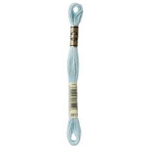 DMC Stranded Cotton 8m Col.3811 Turquoise Light