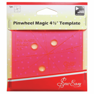 Sew Easy Pinwheel Template - 4.5in