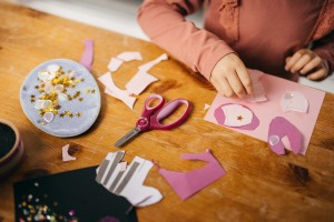 Fiskars Scissors: Kids Glitter Pink 13cm