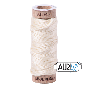 Aurifil Floss 6 Strand Cotton 2026 Chalk 16m