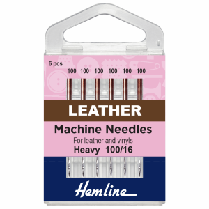 Hemline Leather Sewing Machine Needles - Size 100/16