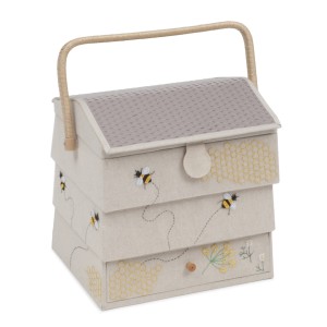 HobbyGift Sewing Box Extra Large Hive with Drawer: Bee