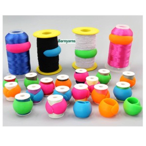 Huggers Thread Spool Wrappers - Pack of 12 Assorted Colours