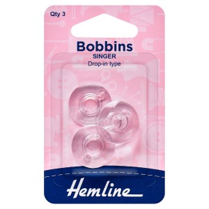 Hemline Plastic Bobbin Singer/Class 66k