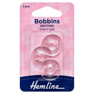 Hemline Plastic Bobbin Brother