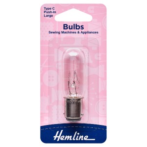 Hemline Sewing Machine Bulb Bayonet Large