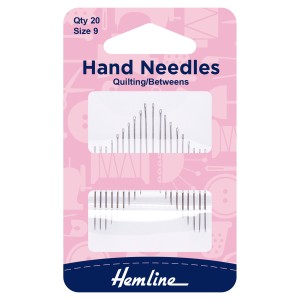 Hand Sewing Needles: Between/Quilting: Size 9