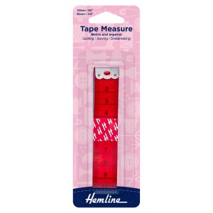 Hemline Tape Measure Coloured - 150cm