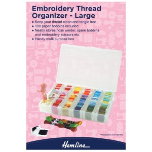 Hemline Embroidery Thread Organiser - Large