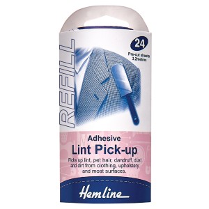 Hemline Lint Pick-Up Roller Refill Pack of