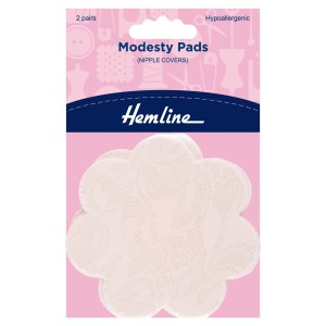 Hemline Flower-Shaped Modesty Pads - 2 pairs
