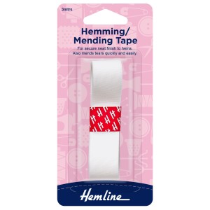 Hemline Hemming Tape White - 3m x 20mm