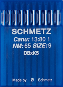 Schmetz Industrial Needles System DBxK5 Sharp Canu 13:80 Pack 10 - Size 60