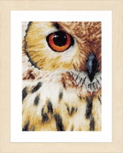 Lanarte Counted Cross Stitch Kit - Owl