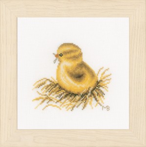 Lanarte Counted Cross Stitch Kit - Little Chick 4 (Aida)