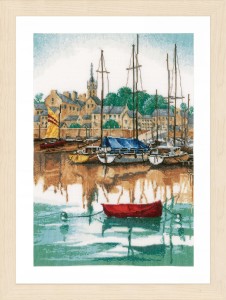 Lanarte Counted Cross Stitch Kit - Sunrise at Yacht Harbour