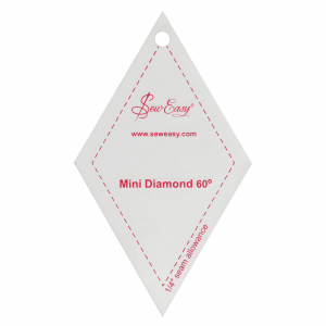 Sew Easy Mini Template Set - 60A Diamond  2.9 x 2.5in