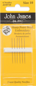 Bead Embroidery Needle Short Size 10