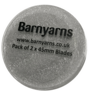Blades - Barnyarns 45mm Rotary Blades  - Pack 2 (Olfa, Fiskars Dafa)