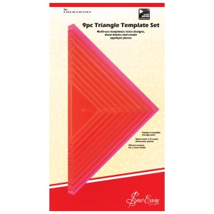 Sew Easy Triangular Template Set - 9 Piece