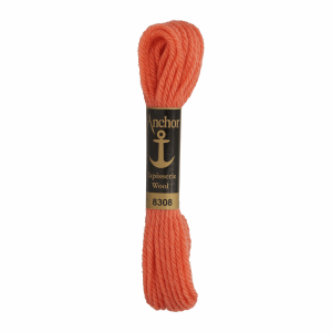 Anchor Tapestry Wool 10m Col.8308 Orange