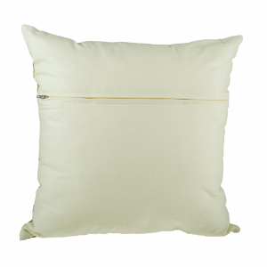 Cream Cushion Back with Zipper