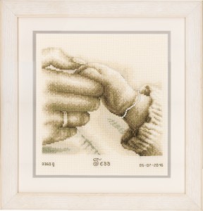 Vervaco Counted Cross Stitch  Birth Record - First Tenderness