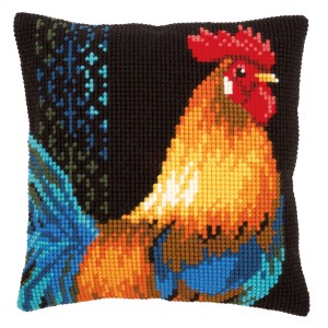 Vervaco Cross Stitch Cushion Kit - Rooster