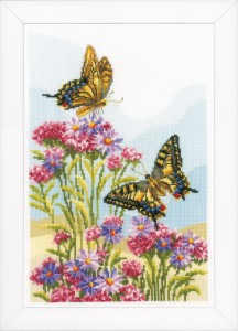 Vervaco Counted Cross Stitch Kit - Swallowtails