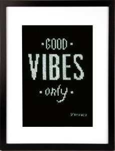 Vervaco Counted Cross Stitch Kit - Good Vibes