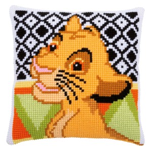 Vervaco Cross Stitch Cushion Kit - Disney - Simba