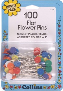 Flowe Head Pins Box100