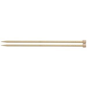 Knitting Pins: Single-Ended: Takumi Bamboo: 40cm x 10.00mm
