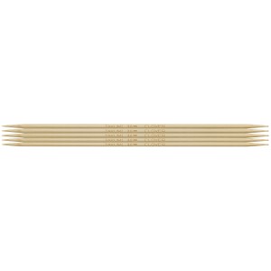 Knitting Pins: Double-Ended: Set of Five: Takumi Bamboo: 16cm x 3.00mm