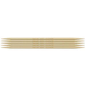 Knitting Pins: Double-Ended: Set of Five: Takumi Bamboo: 16cm x 4.50mm