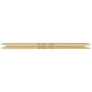 Knitting Pins: Double-Ended: Set of Five: Takumi Bamboo: 20cm x 3.25mm