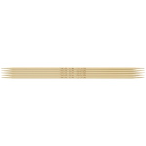 Knitting Pins: Double-Ended: Set of Five: Takumi Bamboo: 20cm x 3.50mm