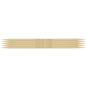 Knitting Pins: Double-Ended: Set of Five: Takumi Bamboo: 20cm x 5.00mm