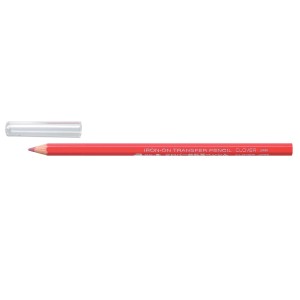 Clover Pencil: Iron-On Transfer: Red