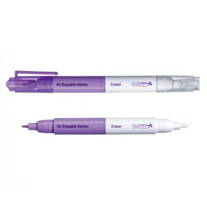 Clover Pen: Fabric Marker with Eraser: Air Erasable: Fine: Purple