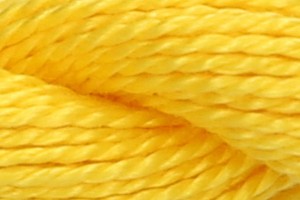 Anchor Pearl 5 Skein 5g (22m) Col.290 Yellow
