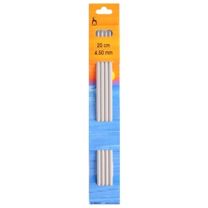 Pony Double Ended Knitting Pins Set of Four 20cm x 4.50mm