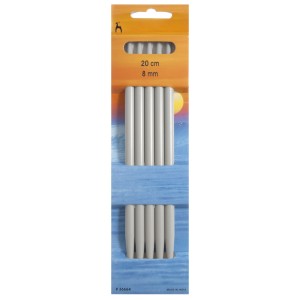 Pony Double Ended Knitting Pins Set of Five 20cm x 8.00mm