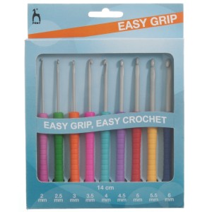 Pony Crochet Hook Set - Easy Grip