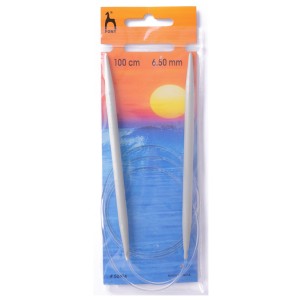 Pony Fixed Circular Knitting Pins Classic 100cm x 6.50mm