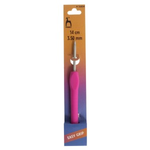 Pony Crochet Hook Easy Grip Handle with Flat Finger 14cm x 3.50mm