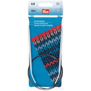 Prym Circular Knitting Pins - 80cm/4.mm