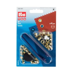 Prym Gold Eyelets - 4.0mm