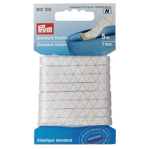 Prym White Standard-Elastic - 7mm