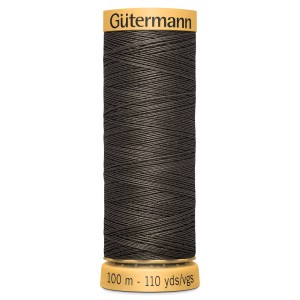 Gutermann Cotton 100m Stainless Steel Grey